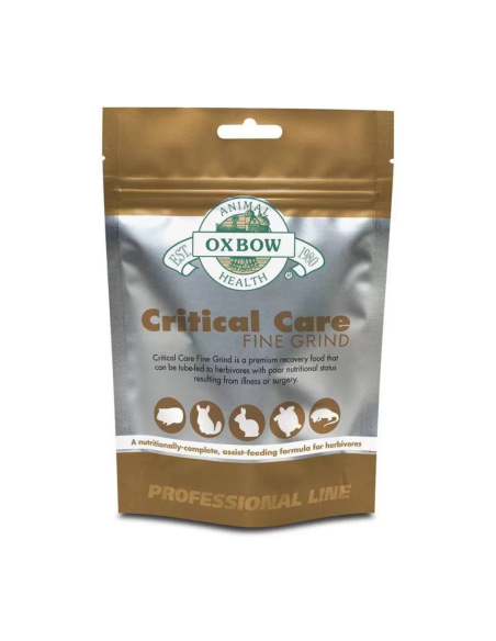 Papilla de cuidados intensivos para hervíboros - Oxbow Critical Care Fino 454g - CPA